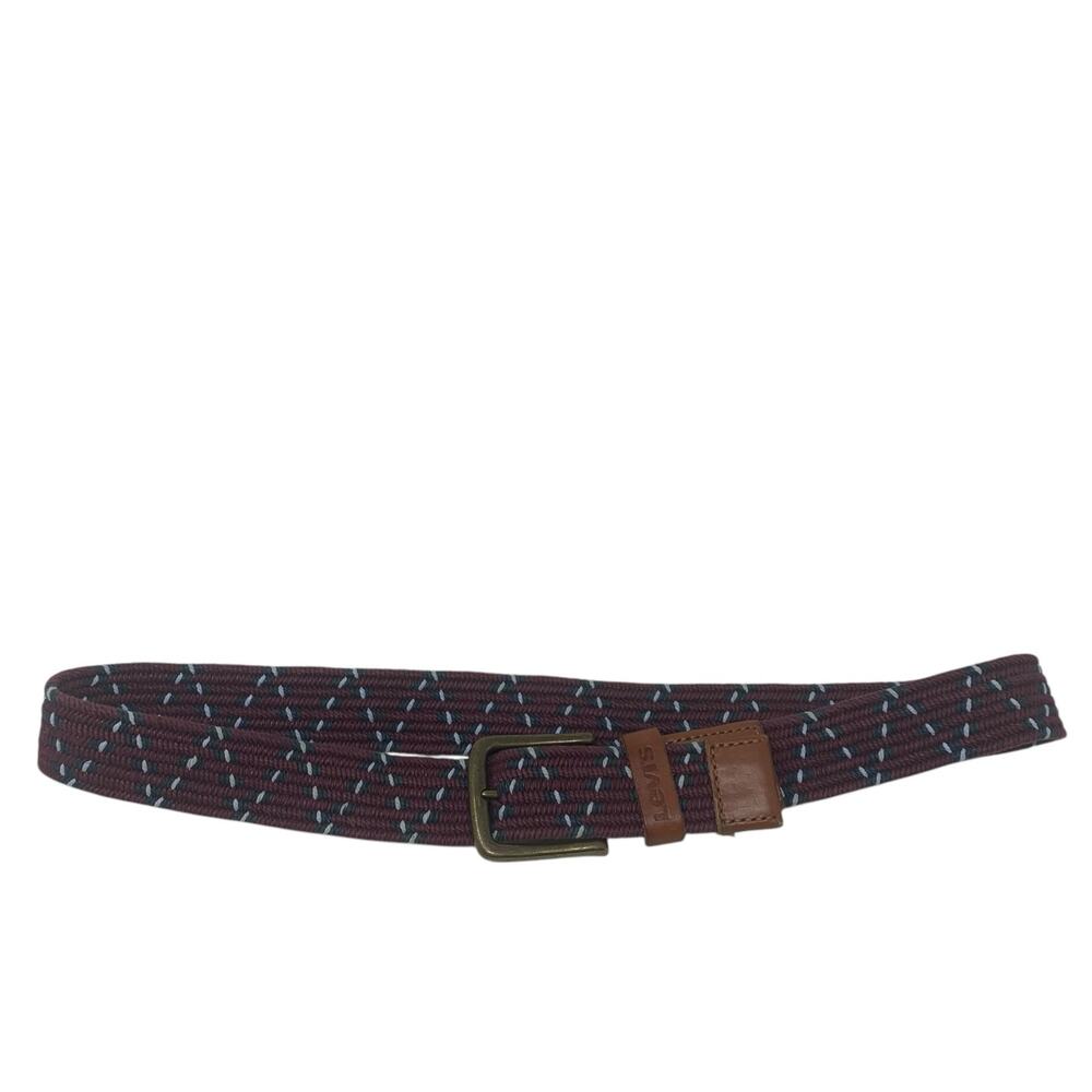 Levis Woven Stretch Belt Mens Size 29 (S)(38" Full Length)
